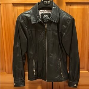 Wilsons Leather Black Jacket